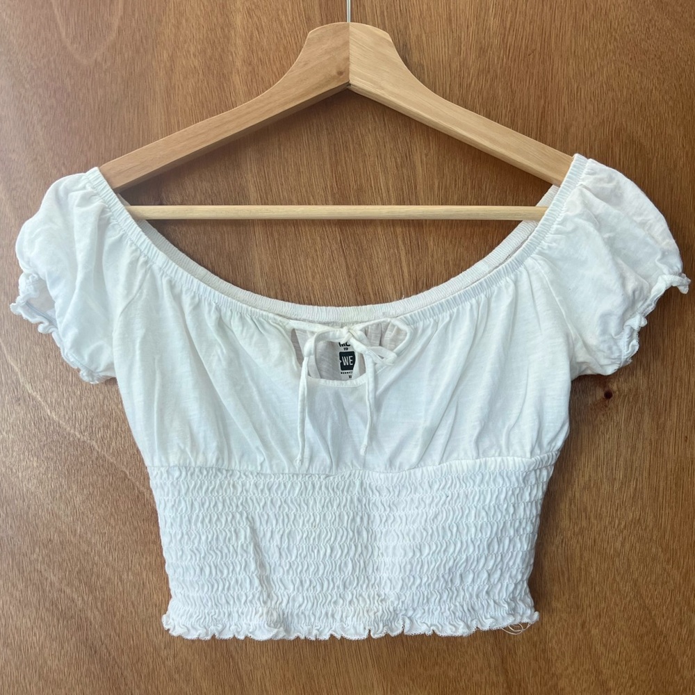 White Crop Top